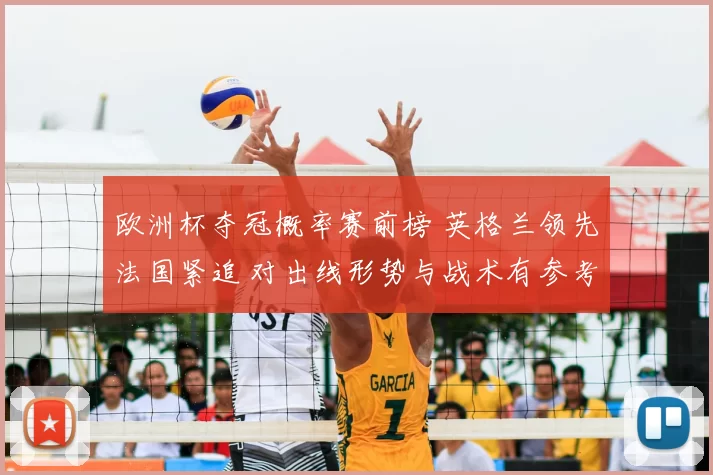 欧洲杯夺冠概率赛前榜 英格兰领先法国紧追 对出线形势与战术有参考价值